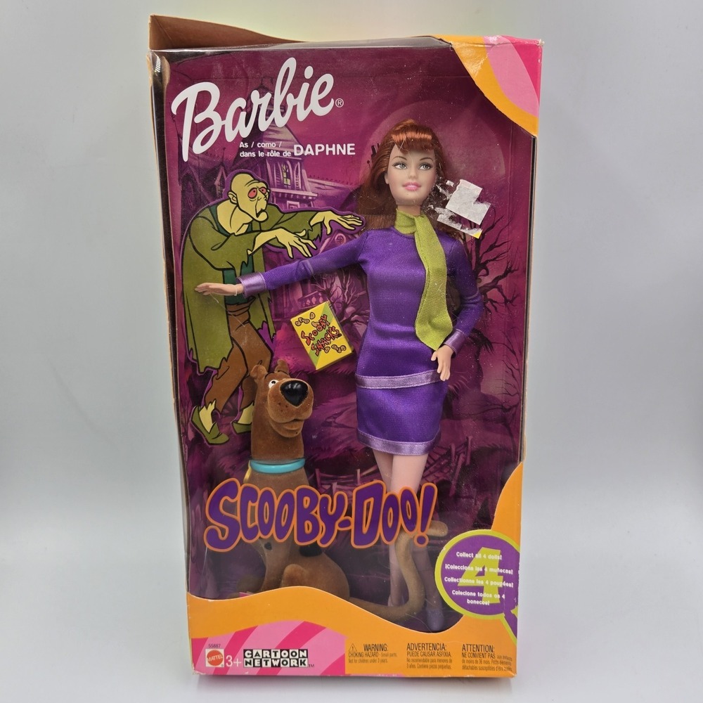 Vintage 2002 Mattel Barbie as Daphne in Scooby-Doo! #55887‎ New In Box! 2002